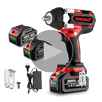 Amazon | ONEVAN インパクトレンチ 電動インパクトレンチ 18v